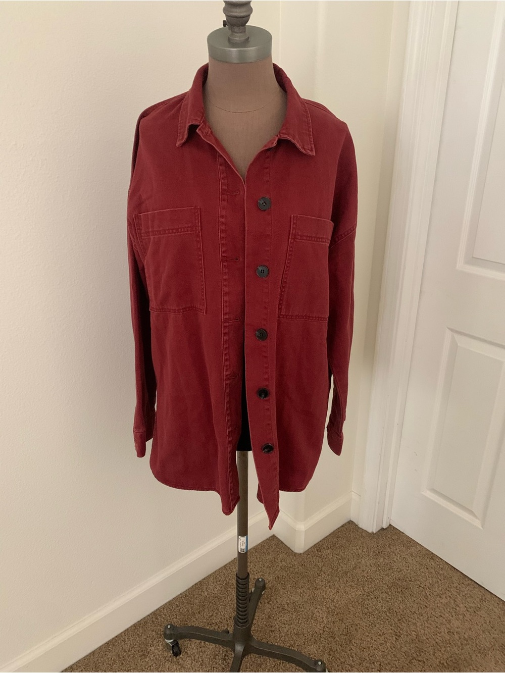 Forever21 Button-Front Overshirt Jacket